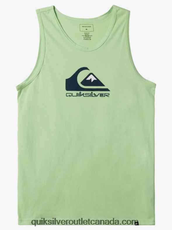 CA Quiksilver Men Big Logo Tank paradise green TX4R2264