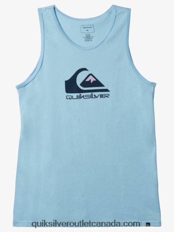 CA Quiksilver Men Big Logo Tank sky blue TX4R2268