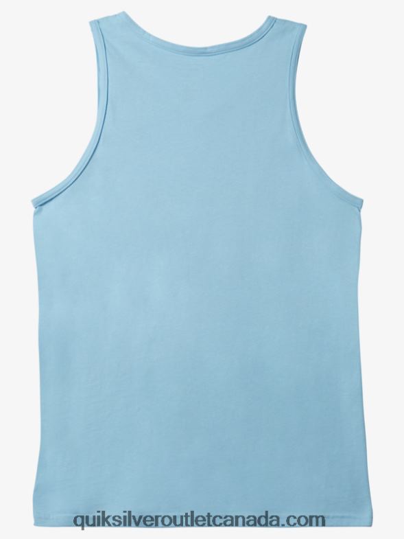 CA Quiksilver Men Big Logo Tank sky blue TX4R2268