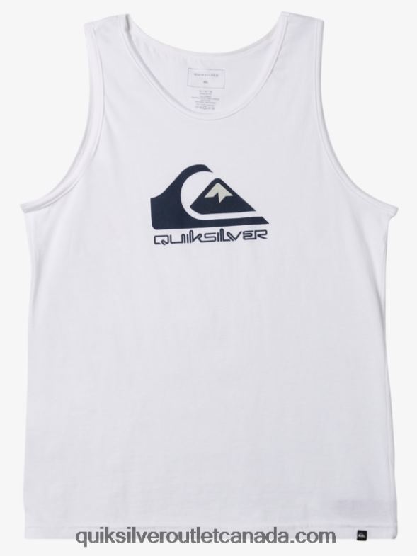 CA Quiksilver Men Big Logo Tank white TX4R2263