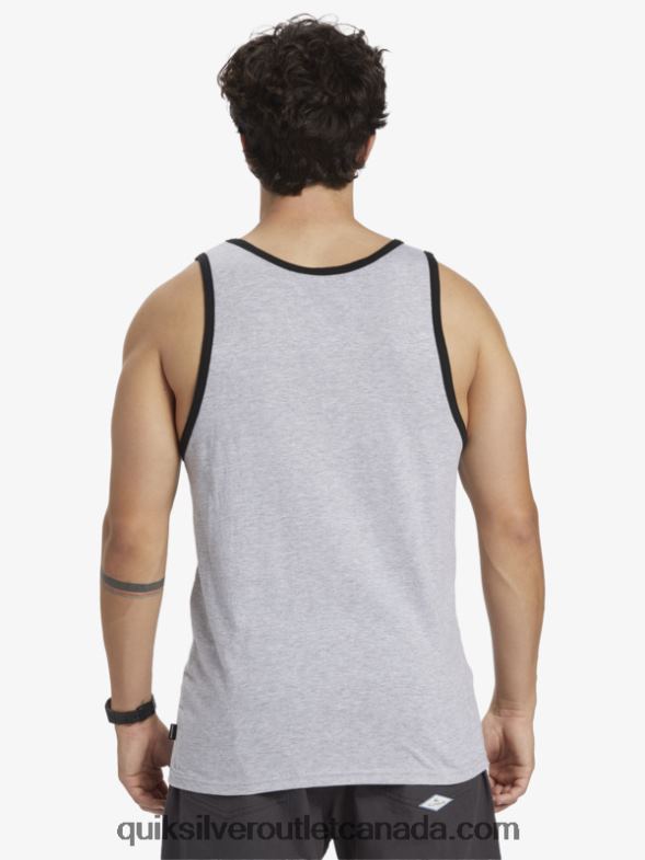 CA Quiksilver Men Everyday Stripe Tank athletic heather TX4R2704
