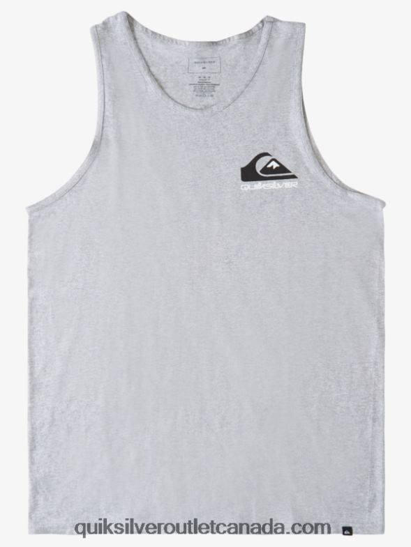 CA Quiksilver Men Logo Back Tank athletic heather TX4R21522