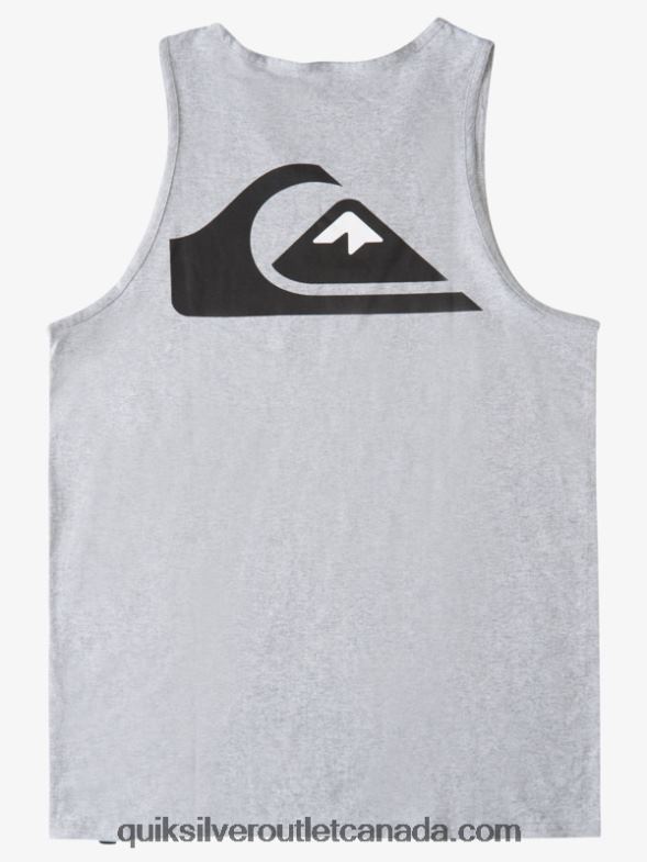 CA Quiksilver Men Logo Back Tank athletic heather TX4R21522