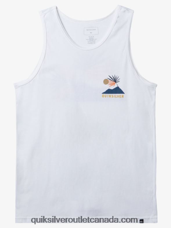 CA Quiksilver Men New Tribe Tank white TX4R2127