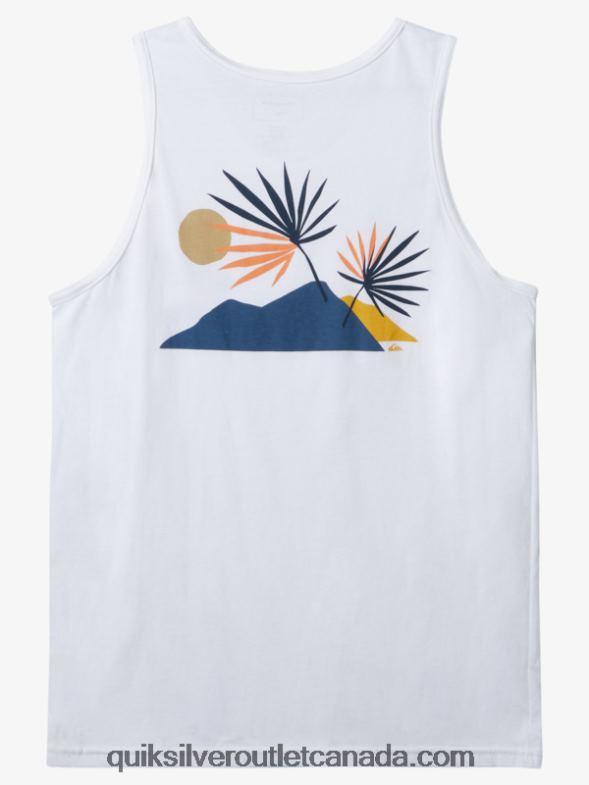 CA Quiksilver Men New Tribe Tank white TX4R2127
