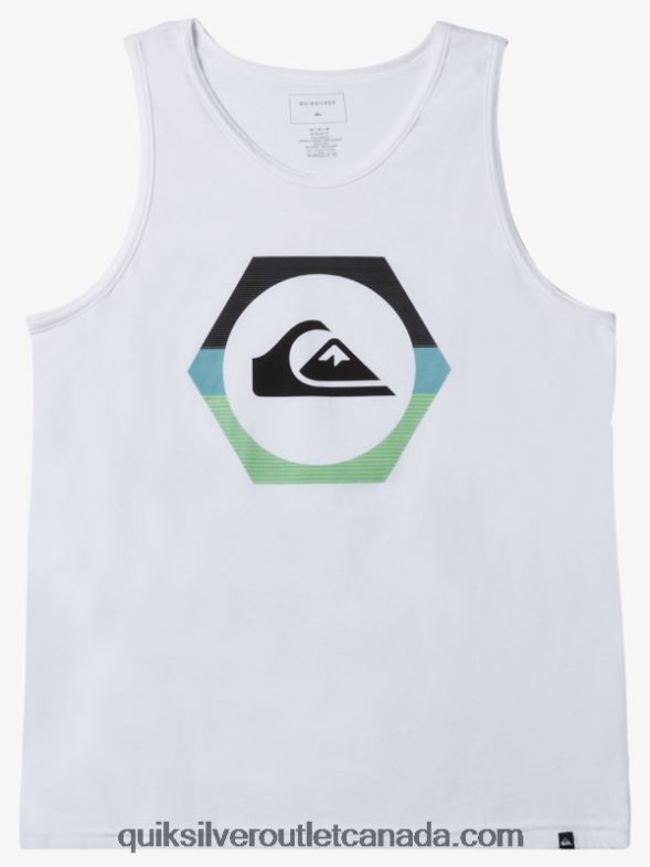 CA Quiksilver Men Shapeshifter Tank white TX4R2429
