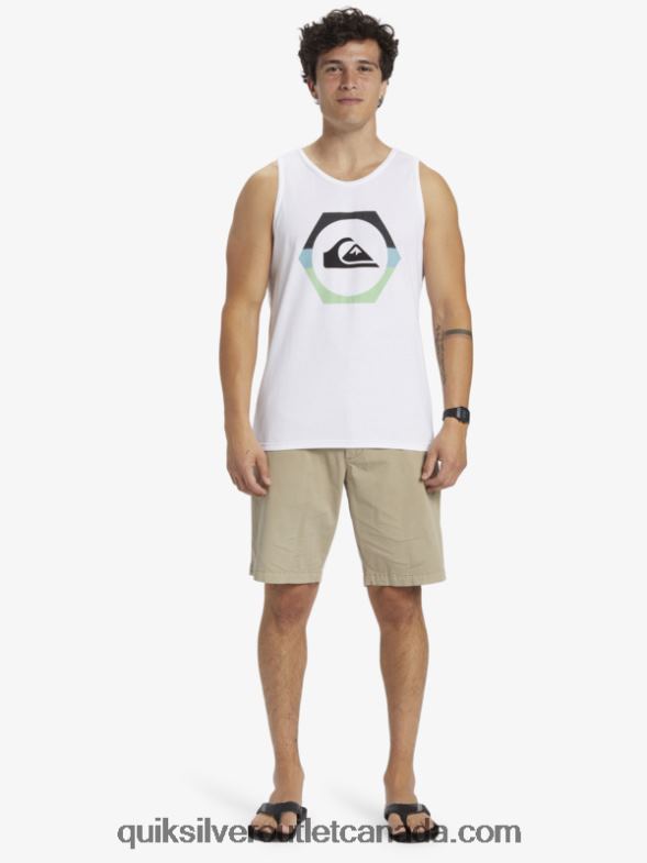 CA Quiksilver Men Shapeshifter Tank white TX4R2429