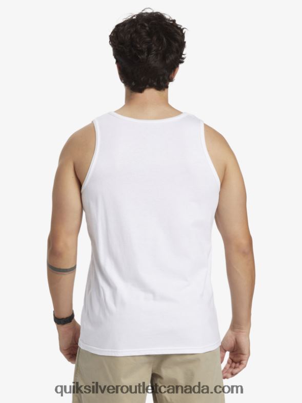 CA Quiksilver Men Shapeshifter Tank white TX4R2429