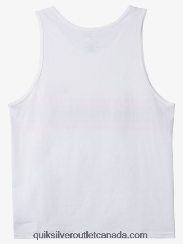 CA Quiksilver Men Streamline Tank T-shirt white TX4R21338