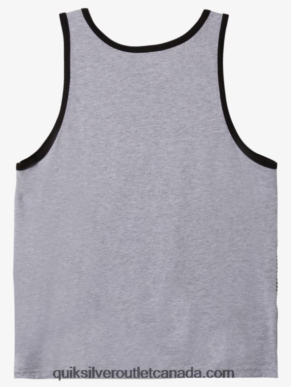 CA Quiksilver Men Tijuana Stripe Tank athletic heather TX4R2454