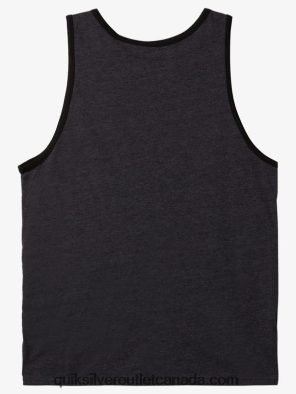 CA Quiksilver Men Tijuana Stripe Tank charcoal heather TX4R2453
