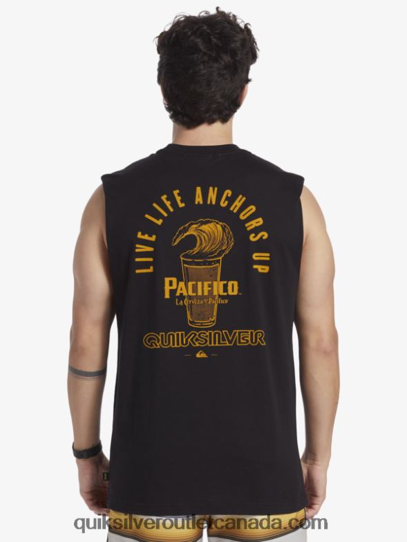 CA Quiksilver x Pacifico Men Straight Shooter Tank black TX4R24