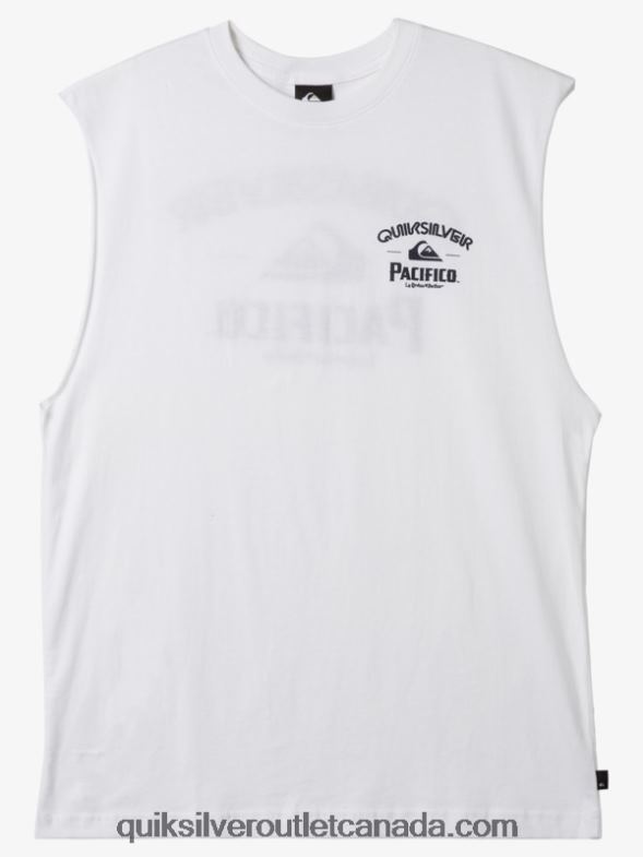 CA Quiksilver x Pacifico Men Straight Shooter Tank white TX4R23
