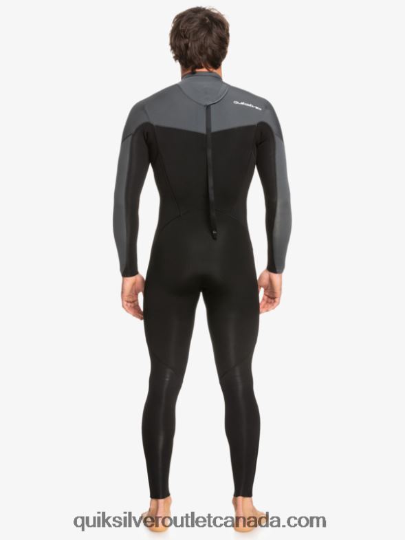 CA Quiksilver Men 3/2 Everyday Sessions Back-Zip Wetsuit black/gun metal TX4R2926
