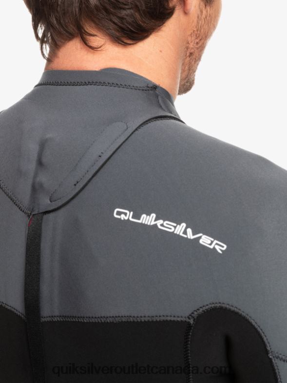 CA Quiksilver Men 3/2 Everyday Sessions Back-Zip Wetsuit black/gun metal TX4R2926