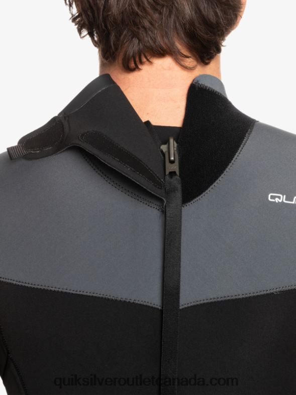 CA Quiksilver Men 3/2 Everyday Sessions Back-Zip Wetsuit black/gun metal TX4R2926