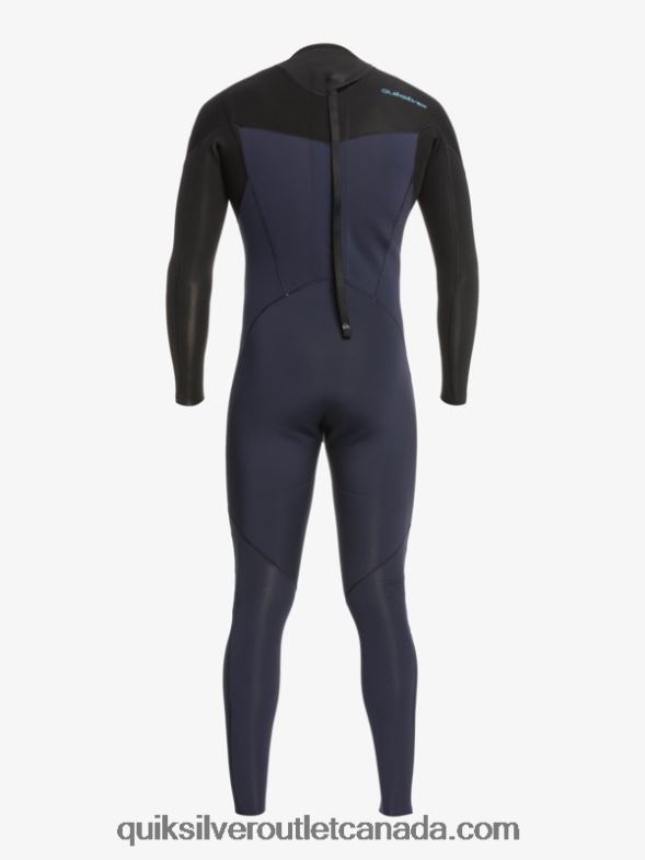 CA Quiksilver Men 3/2 Everyday Sessions Back-Zip Wetsuit dark navy/black TX4R2927