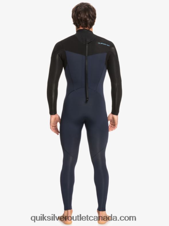 CA Quiksilver Men 3/2 Everyday Sessions Back-Zip Wetsuit dark navy/black TX4R2927