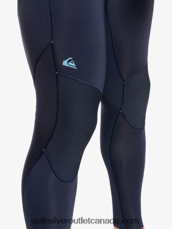 CA Quiksilver Men 3/2 Everyday Sessions Chest-Zip Wetsuit dark navy/black TX4R21278
