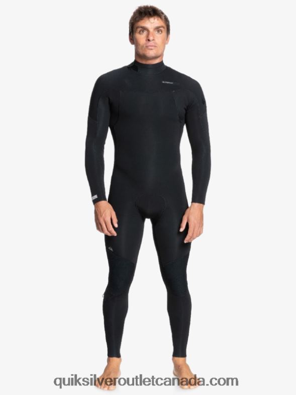 CA Quiksilver Men 4/3 Everyday Sessions Back-Zip Wetsuit black TX4R21174
