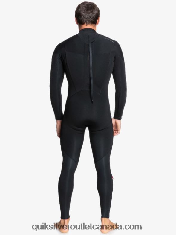 CA Quiksilver Men 4/3 Everyday Sessions Back-Zip Wetsuit black TX4R21174