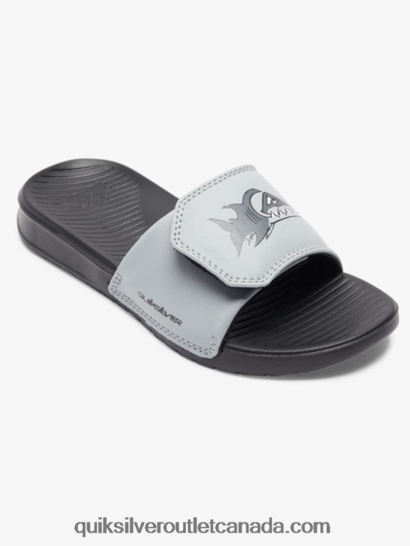 CA Quiksilver Boys 8-16 Bright Coast Adjust Sliders grey 1 TX4R22186