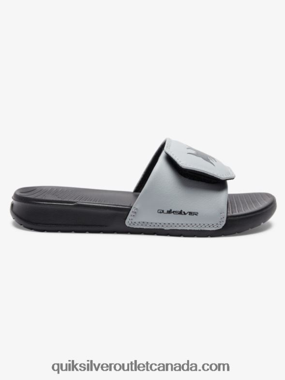 CA Quiksilver Boys 8-16 Bright Coast Adjust Sliders grey 1 TX4R22186