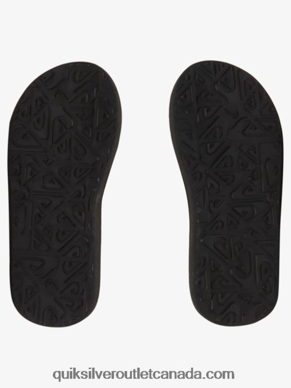 CA Quiksilver Boys 8-16 Carver Suede Core Sandals brown 1 TX4R22093