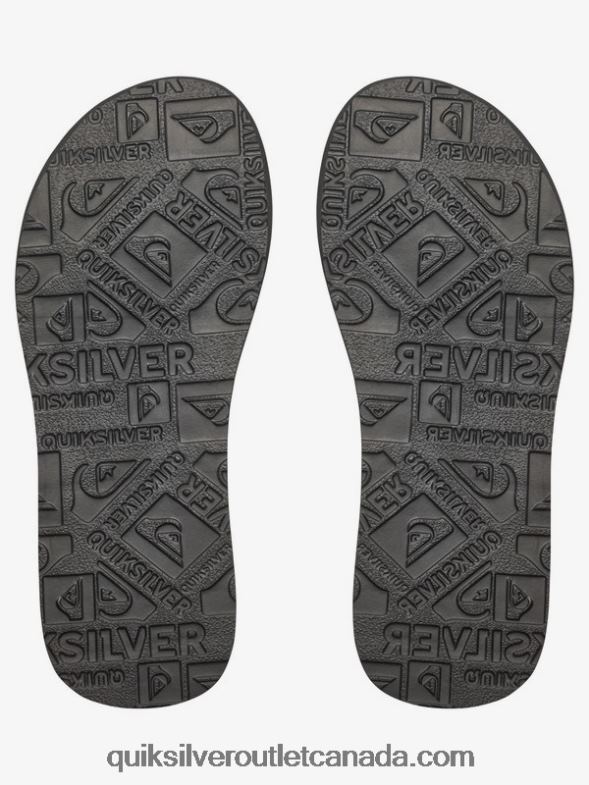 CA Quiksilver Boys 8-16 Carver Suede Leather Sandals demitasse - solid TX4R22283