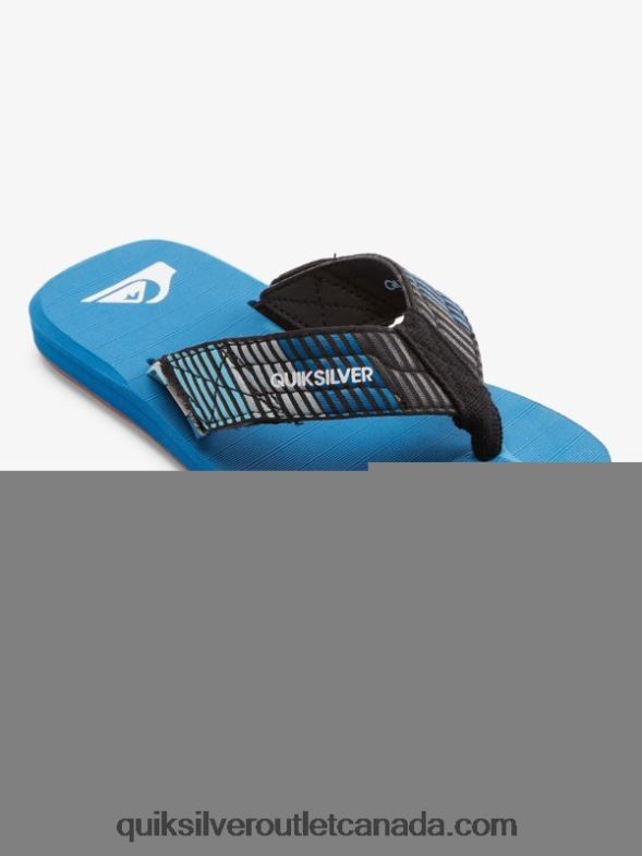 CA Quiksilver Boys 8-16 Carver Switch Sandals blue 2 TX4R22213