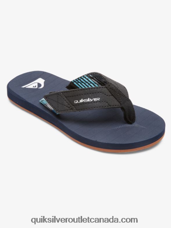 CA Quiksilver Boys 8-16 Carver Switch Sandals blue 3 TX4R22212
