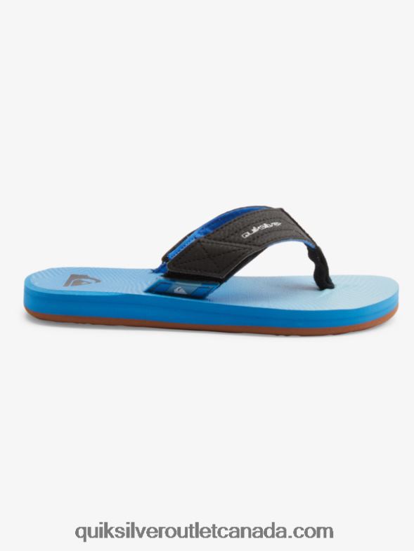 CA Quiksilver Boys 8-16 Carver Switch Sandals blue 5 TX4R22211