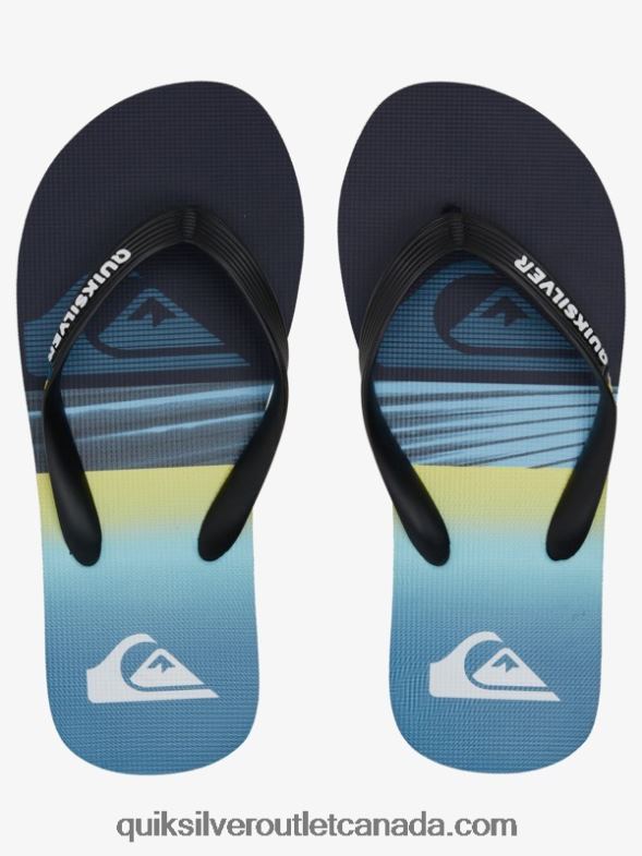 CA Quiksilver Boys 8-16 Molokai Flip-Flops blue 1 TX4R22031