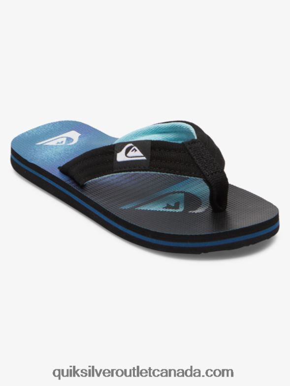 CA Quiksilver Boys 8-16 Molokai Layback Sandals blue 1 TX4R21993