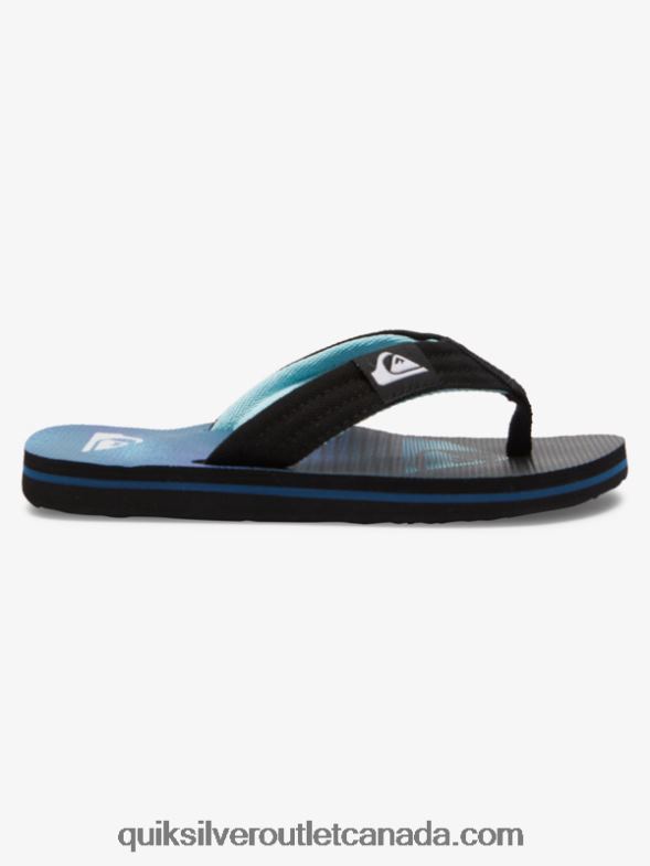 CA Quiksilver Boys 8-16 Molokai Layback Sandals blue 1 TX4R21993
