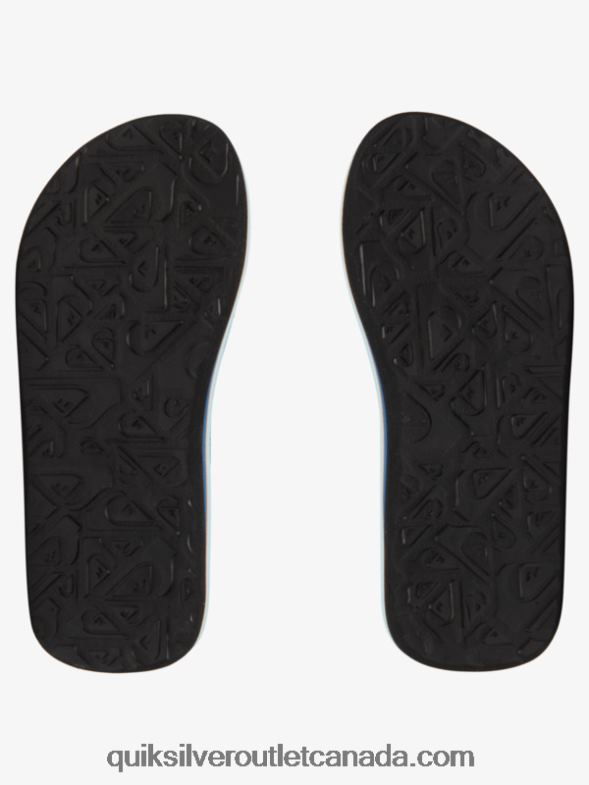 CA Quiksilver Boys 8-16 Molokai Layback Sandals blue 2 TX4R21991