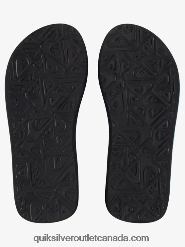 CA Quiksilver Boys 8-16 Molokai Layback Sandals blue 6 TX4R21998