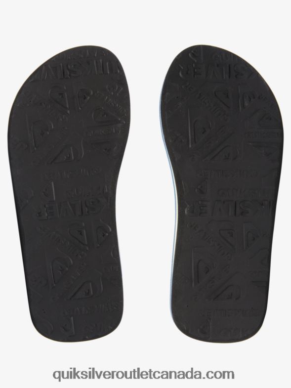 CA Quiksilver Boys 8-16 Molokai Layback Youth Basic Sandal blue 3 TX4R22250