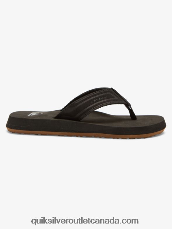 CA Quiksilver Boys 8-16 Monkey Wrench Core Sandals black TX4R22181