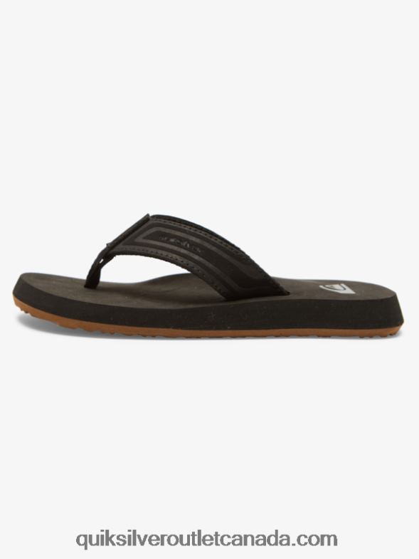 CA Quiksilver Boys 8-16 Monkey Wrench Core Sandals black TX4R22181