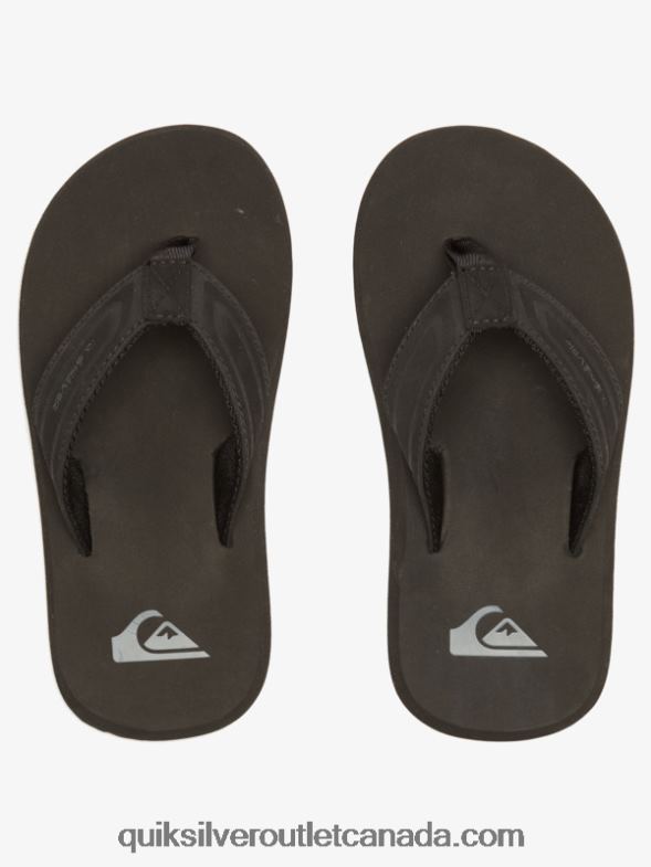 CA Quiksilver Boys 8-16 Monkey Wrench Core Sandals black TX4R22181
