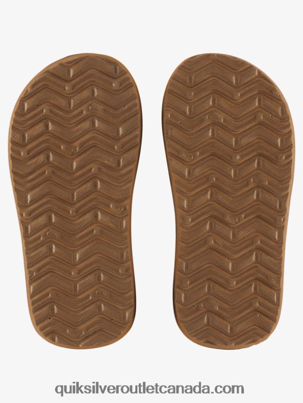 CA Quiksilver Boys 8-16 Monkey Wrench Core Sandals black TX4R22181