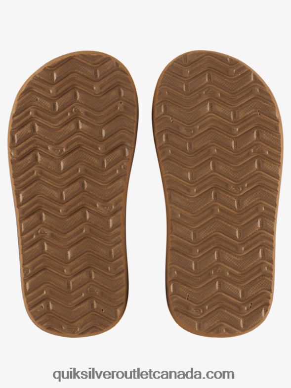 CA Quiksilver Boys 8-16 Monkey Wrench Core Sandals tan 1 TX4R22182