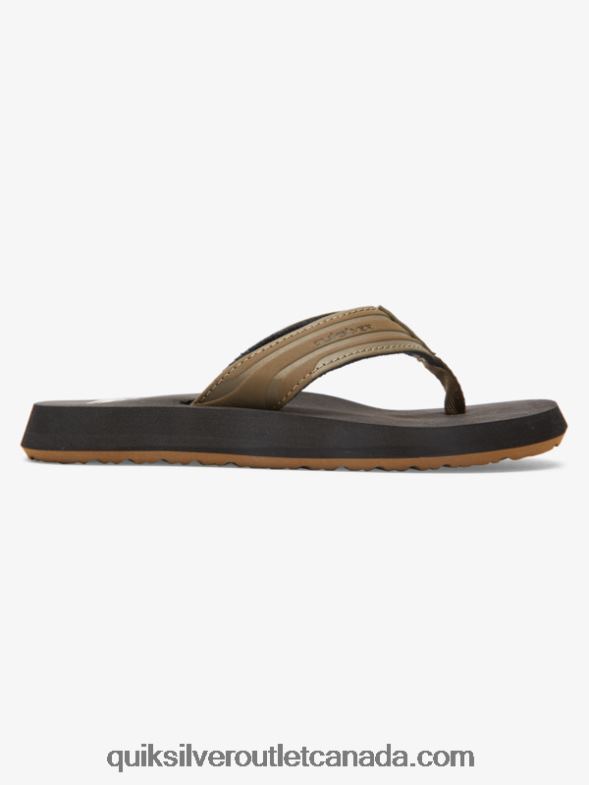 CA Quiksilver Boys 8-16 Monkey Wrench Sandals tan - solid TX4R22284