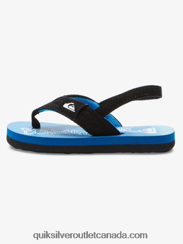 CA Quiksilver Boys Molokai Layback Sandals blue 2 TX4R22034
