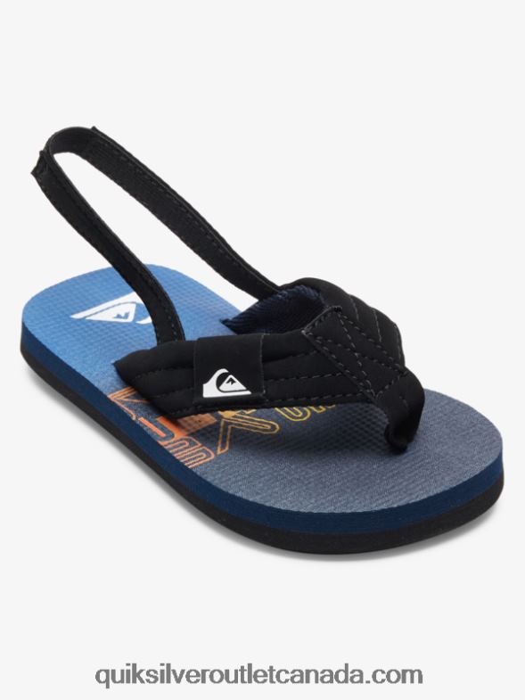 CA Quiksilver Boys Molokai Layback Sandals blue 3 TX4R22035