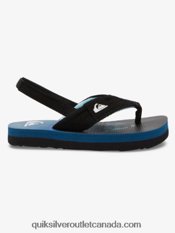 CA Quiksilver Boys Molokai Layback Sandals blue 5 TX4R22033