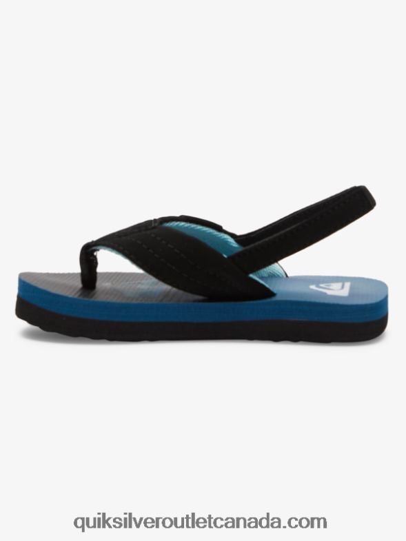 CA Quiksilver Boys Molokai Layback Sandals blue 5 TX4R22033