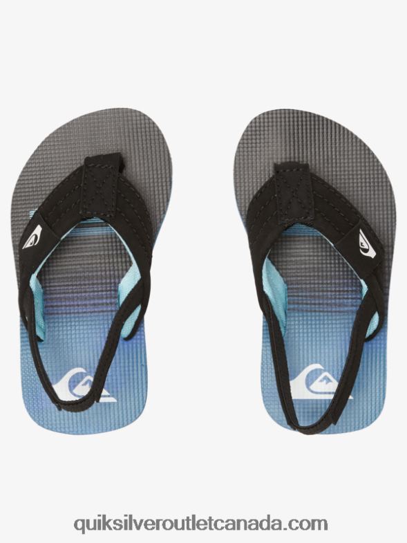 CA Quiksilver Boys Molokai Layback Sandals blue 5 TX4R22033