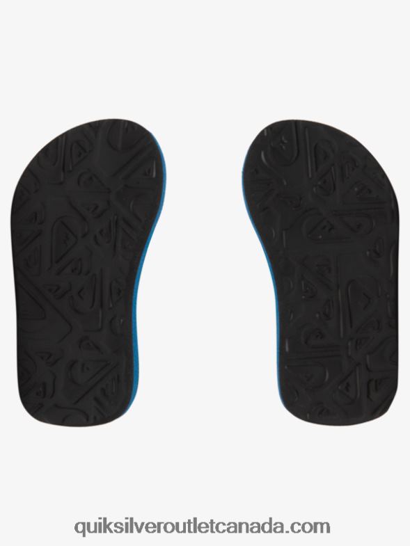 CA Quiksilver Boys Molokai Layback Sandals blue 5 TX4R22033